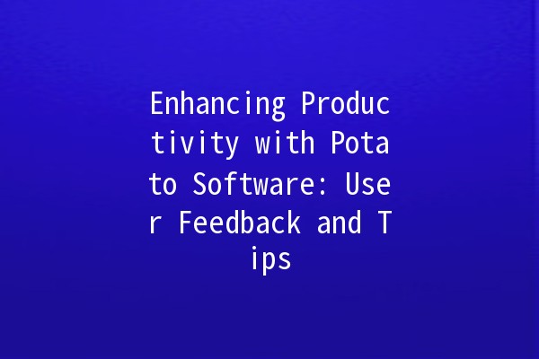 Enhancing Productivity with Potato Software: User Feedback and Tips 🥔✨