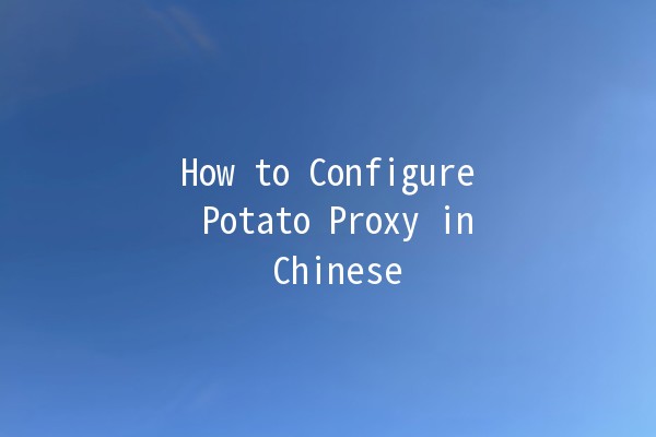 How to Configure Potato Proxy in Chinese 🌐🥔