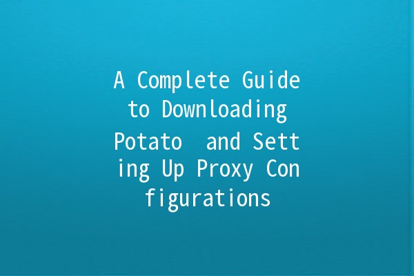 A Complete Guide to Downloading Potato 🌟 and Setting Up Proxy Configurations