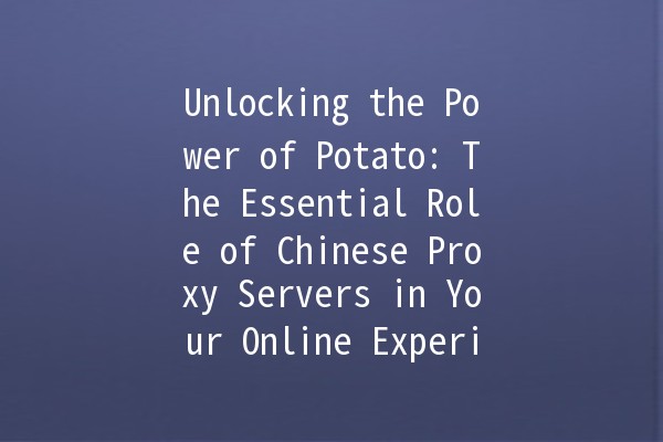 Unlocking the Power of Potato: The Essential Role of Chinese Proxy Servers in Your Online Experience 🥔🌐