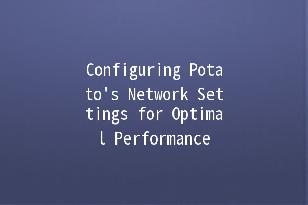 Configuring Potato's Network Settings for Optimal Performance 🍟🌐