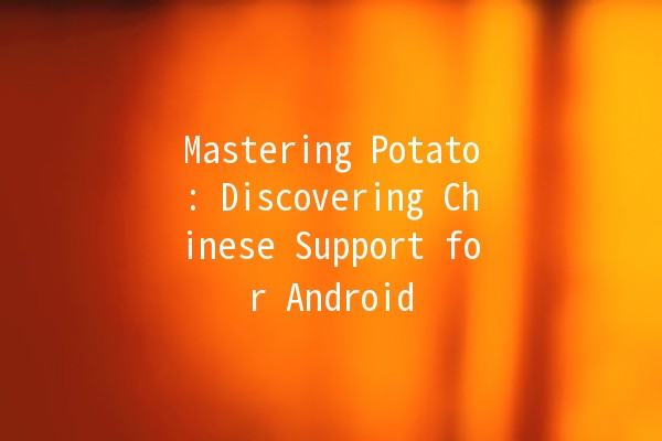 Mastering Potato: Discovering Chinese Support for Android 📱🥔