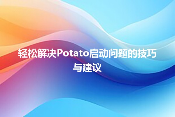 🚀 轻松解决Potato启动问题的技巧与建议