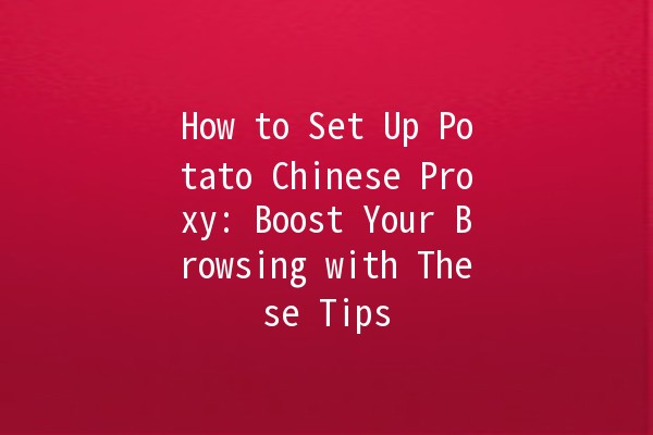 How to Set Up Potato Chinese Proxy: Boost Your Browsing with These Tips 🍟🌐