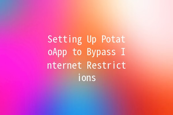 Setting Up PotatoApp to Bypass Internet Restrictions 🌍🚀